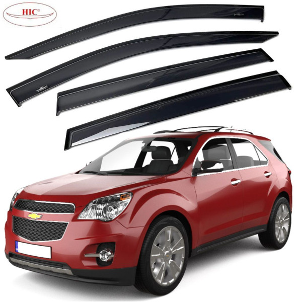 Дефлекторы окон ветровики HIC для Chevrolet Equinox 2009-2018 Oригинал (CH27)