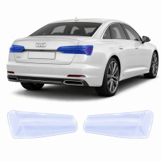 Антигравийная защитная бронепленка по лекалам для Audi A6 C8 2018-2022 - задние фонари стопы
