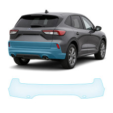 Антигравийная защитная бронепленка по лекалам для Ford Kuga III 2019- задний бампер