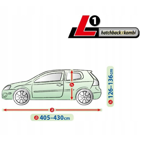 Тент автомобильный для Хечбека Универсала L1 430 х 148 x 136 см Membrane Garage (5-4727-248-3050)