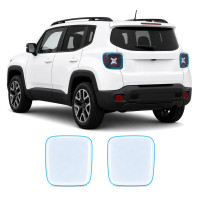 Антигравийная защитная бронепленка по лекалам для Jeep Renegade BU facelift 2019- задние фонари стопы