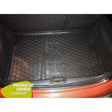 Автомобільний килимок в багажник Peugeot 208 2013- / Гумовий (Avto-Gumm)