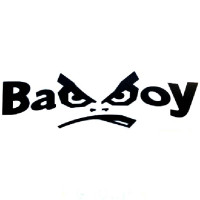Наклейка на авто BADBOY 20x7 см Чорна