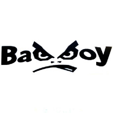 Наклейка на авто BADBOY 20x7 см Чорна