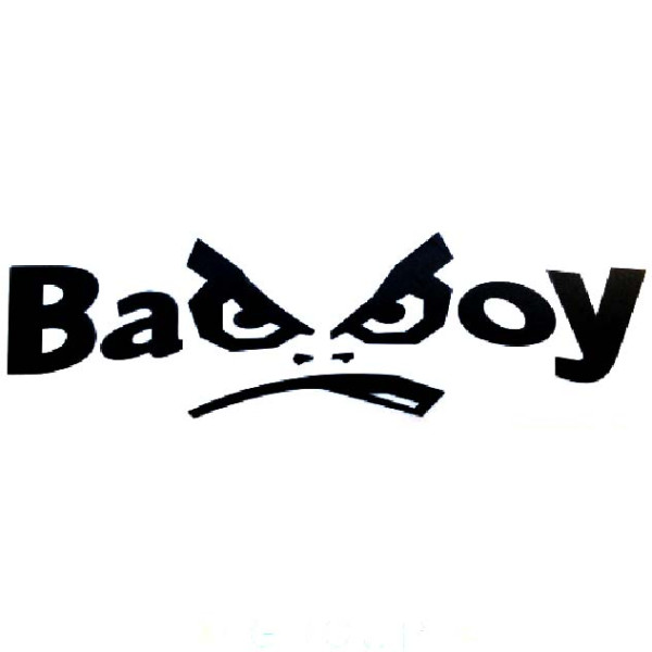 Наклейка на авто BADBOY 20x7 см Чорна