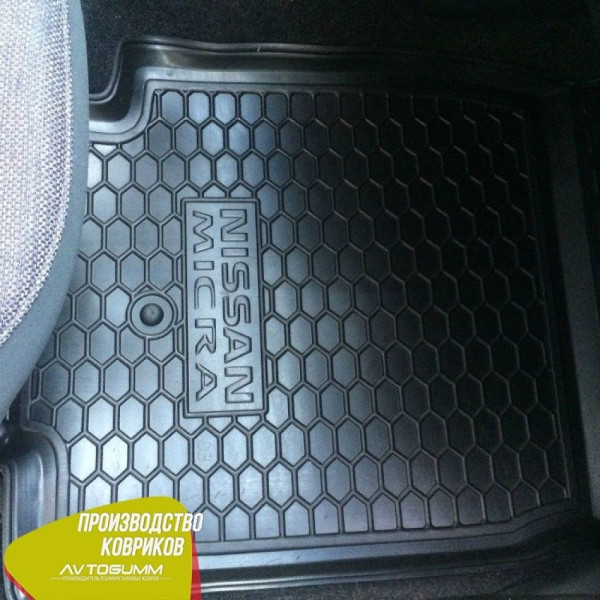 Автомобильные коврики в салон Nissan Micra (K12) 2002- (Avto-Gumm)