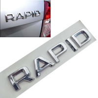Емблема напис Rapid скотч 135 x 22 мм 2018- (wiwo 5JA853687A2ZZ)