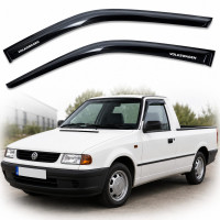 Дефлекторы окон ветровики Volkswagen Caddy II 2d 1995-2004 Скотч 3M Voron Glass