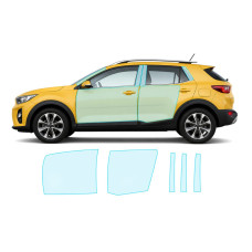 Антигравийная защитная бронепленка по лекалам для Kia Stonic YB 2017- зоны дверей и стойки окон