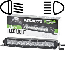Світлодіодна додаткова LED фара БЕЛАВТО Combo Ближнє та Далеке світло Алюмінієвий корпус (BOL1005С)