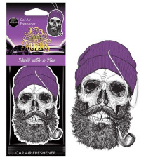 Ароматизатор для авто Aroma Car Cellulose Dia De Los Muertos Skull With A Pipe (10381)