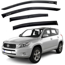 Дефлектори вікон вітрові для Toyota Rav 4 2006-2013 Скотч 3M Voron Glass (VT20806)