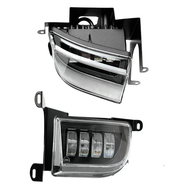 Противотуманные фары LED Chevrolet Lacetti 40W DRL Металлический корпус с киплениями (GFLacetti)