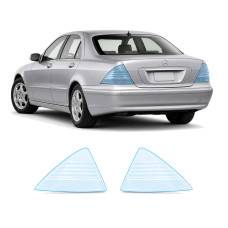 Антигравийная защитная бронепленка по лекалам для Mercedes-Benz S-Class W220 1998-2002 - задние фонари стопы