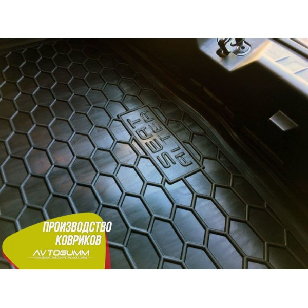 Автомобильный коврик в багажник Seat Altea 2004- нижняя полка / Резиновый (Avto-Gumm)