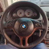 Чохол Обплетення Керма для BMW 3/5/X5 Series 2000-2006 Шкіра (Модельна Викрійка) №11
