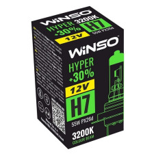 Автолампа галогенна Winso Hyper + 30% / H7 / 55W / 12V / 1 шт (712700)