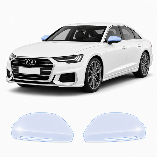 Антигравійна захисна бронеплівка за лекалами для Audi A8 D5 2017-2021 - дзеркала