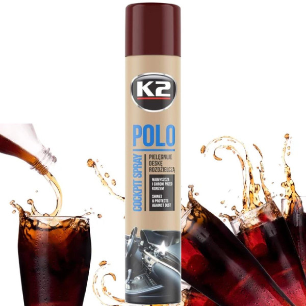 Поліроль торпеди спрей K2 Polo Cola Кола 750ml Оригінал (K407CO)