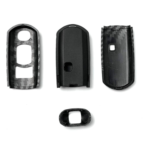 Чехол для автоключей Mazda ZN 3 Пластик Carbon (Оригинал) (4 046)