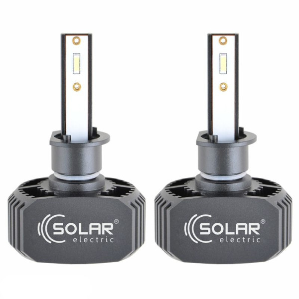 LED лампи автомобільні Solar H1 12/24V 40W 6500K 5000Lm CSP1860 2 шт (8201)