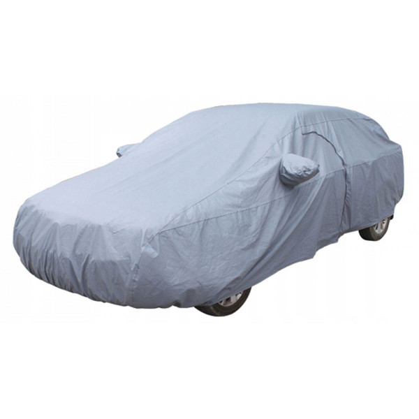 Тент автомобільний для седана ДК PEVA XL 535x178x120 см (кишені під дзеркала ущільнений)