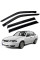 Дефлектори вікон вітровики Daewoo Nexia 1995-2011 Скотч 3M Voron Glass