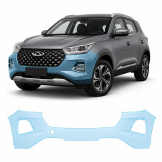 Антигравийная защитная бронепленка по лекалам для Chery Tiggo 4 Pro 2023- передний бампер