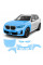 Антигравийная защитная бронепленка по лекалам для BMW X3 G45 2024- передняя часть авто (капот бампер фары крылья)