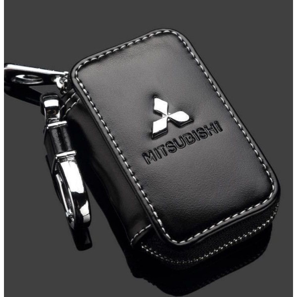 Чехол для ключей с карабином Mitsubishi Напа