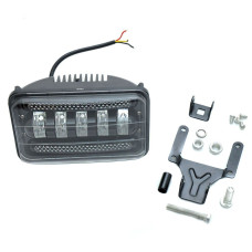Світлодіодна додаткова LED фара ближнє світло з ДХО 170х105х80 mm/75W/5W*15/10-30V/1 шт