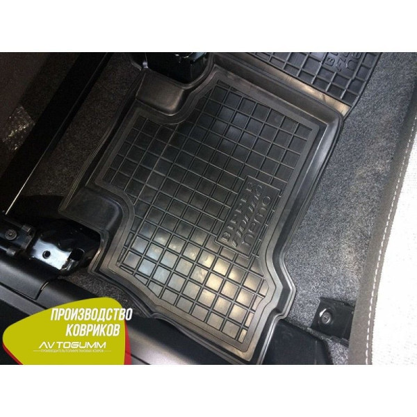 Автомобильные коврики в салон Fiat Qubo/Fiorino 08-/Citroen Nemo 07-/Peugeot Bipper 08- (Avto-Gumm)
