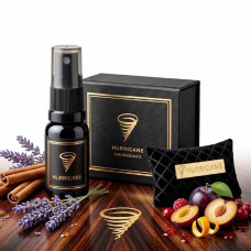 Ароматизатор автомобильный Hurricane Black Gold Premium (В комплекте Спрей)