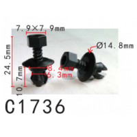 Кліпса розпірні Volkswagen, Audi (3C0-853-934, 3C0853934, 11271) (C1549)