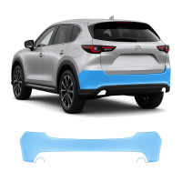 Антигравийная защитная бронепленка по лекалам для Mazda CX-5 III 2025- задний бампер