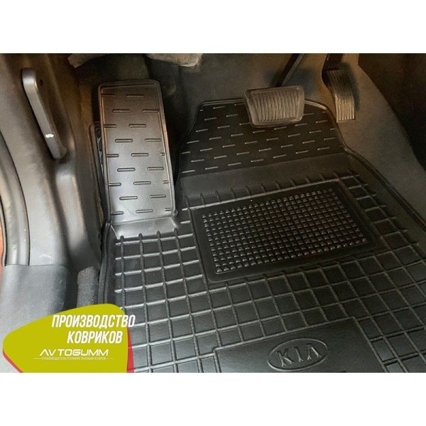 Водительский коврик в салон Kia Soul 2008-2014 (Avto-Gumm)