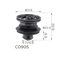 Клипса крепления обшивки дверей VW AUDI SEAT SKODA PORSCHE (3B0868243 15681) (C0905)