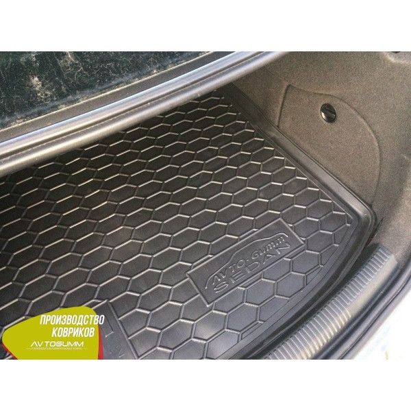 Автомобильный коврик в багажник Audi A3 (8V) 2012-2016 Sedan / Резиновый Avto-Gumm