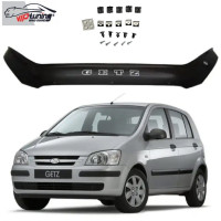 Дефлектор капота мухобойка для Hyundai Gets 2002- 2005 Евро Крепление (Vip Tuning) HYD05