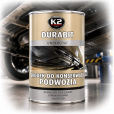 Антикорозійне захисне покриття днища автомобіля К2 DURABIT UNDERCOAT 1л Антигравій Чорний (L326)