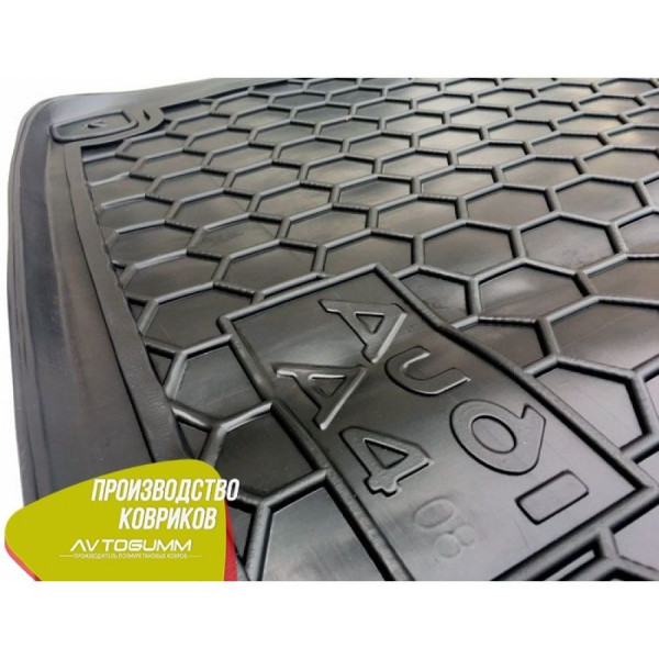 Автомобільний килимок в багажник Audi A4 B8 2008-2015 Universal / Гумо - пластик