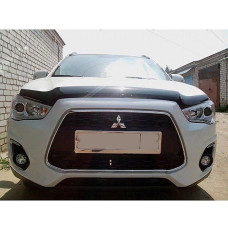Дефлектор капоту мухобійка для MITSUBISHI ASX 2010- довгий