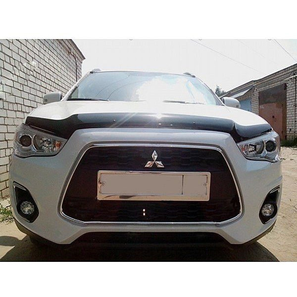 Дефлектор капота мухобойка Mitsubishi ASX 2010- длинный