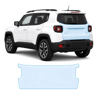 Антигравійна захисна бронеплівка за лекалами для Jeep Renegade BU facelift 2019- зона кришки багажника