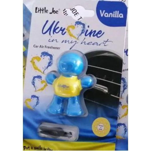 Ароматизатор на дефлектор Little Joe I LOVE UKRAINE Ваниль (LO260)