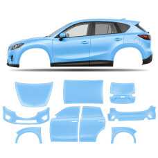 Антигравийная защитная бронепленка по лекалам для Mazda CX-5 KE facelift 2015-2017 - полный кузов