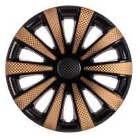 Колпак колеса Star Карат R13 черный, gold 4 шт