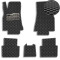 Коврики в салон EVA для Mercedes B-class (Т 245) 2005-2011 с подпятником Черные 5 шт