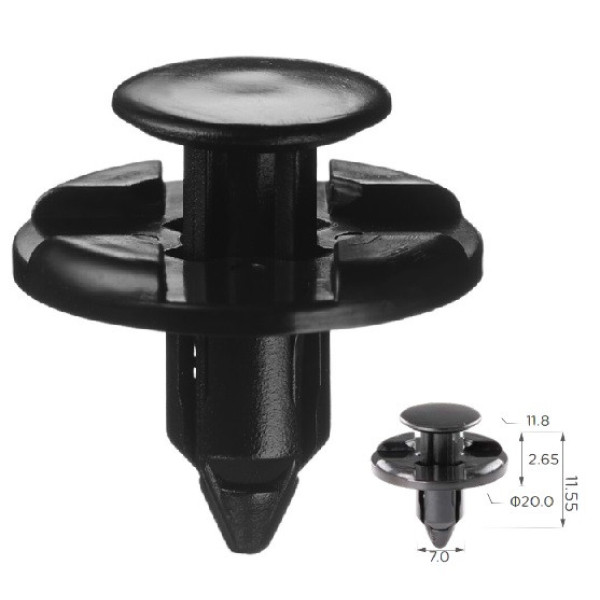 Кліпса крило та підкрилки Subaru, Honda, Nissan, Infiniti, Mitsubishi (90914-0051, 909140051)  (C1419)