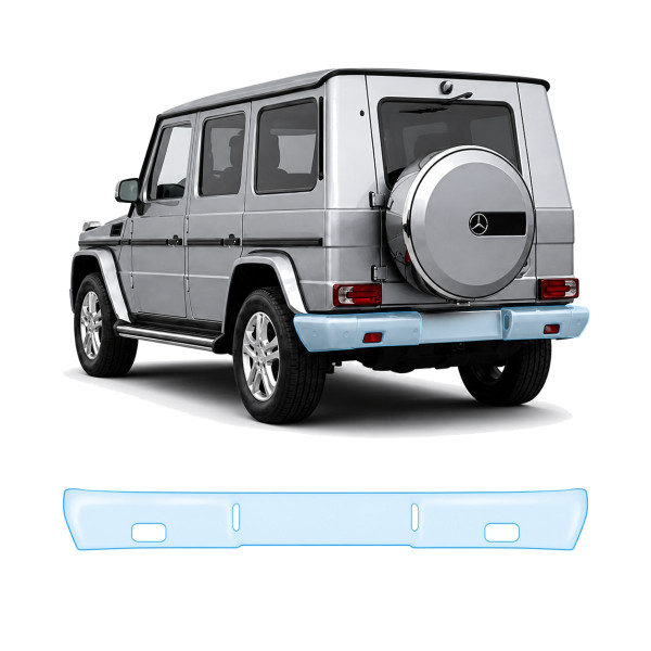 Антигравійна захисна бронеплівка за лекалами для Mercedes-Benz G-Class W463 1990-2018 - задній бампер